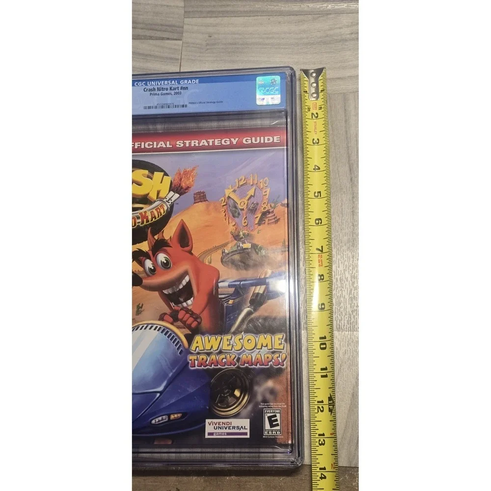 CGC-graded (8.5) 2003 Prima Official Strategy Guide for Crash Nitro Kart Book